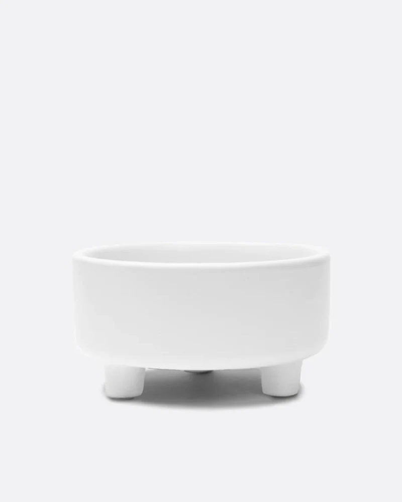 Uplift Ceramic Dog Bowl in White (FINAL SALE) - Image 2