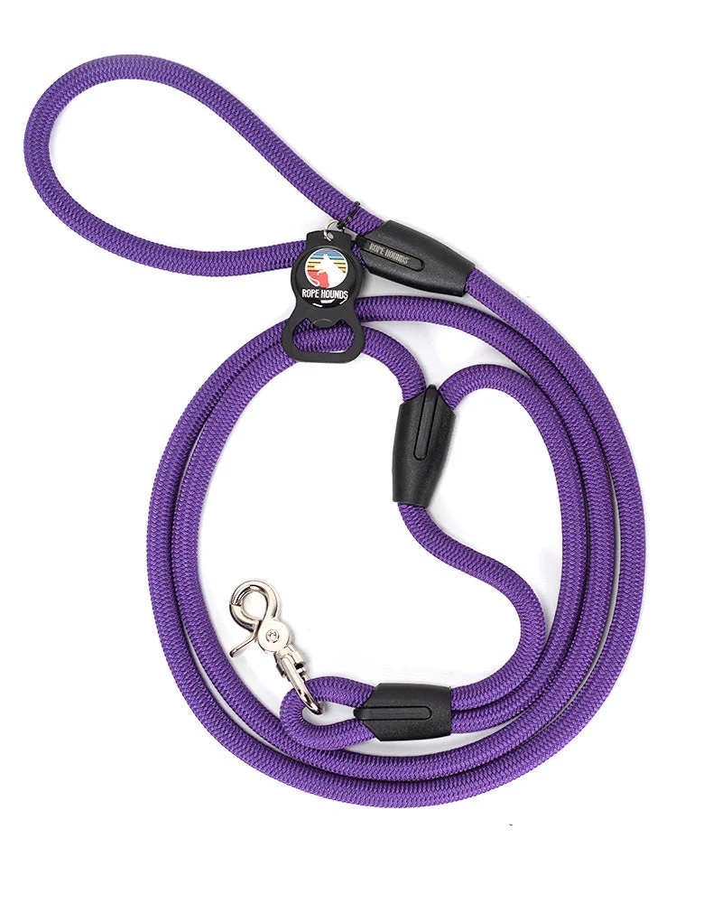 Urban Handle Dog Leash in Purple (Made in the USA)