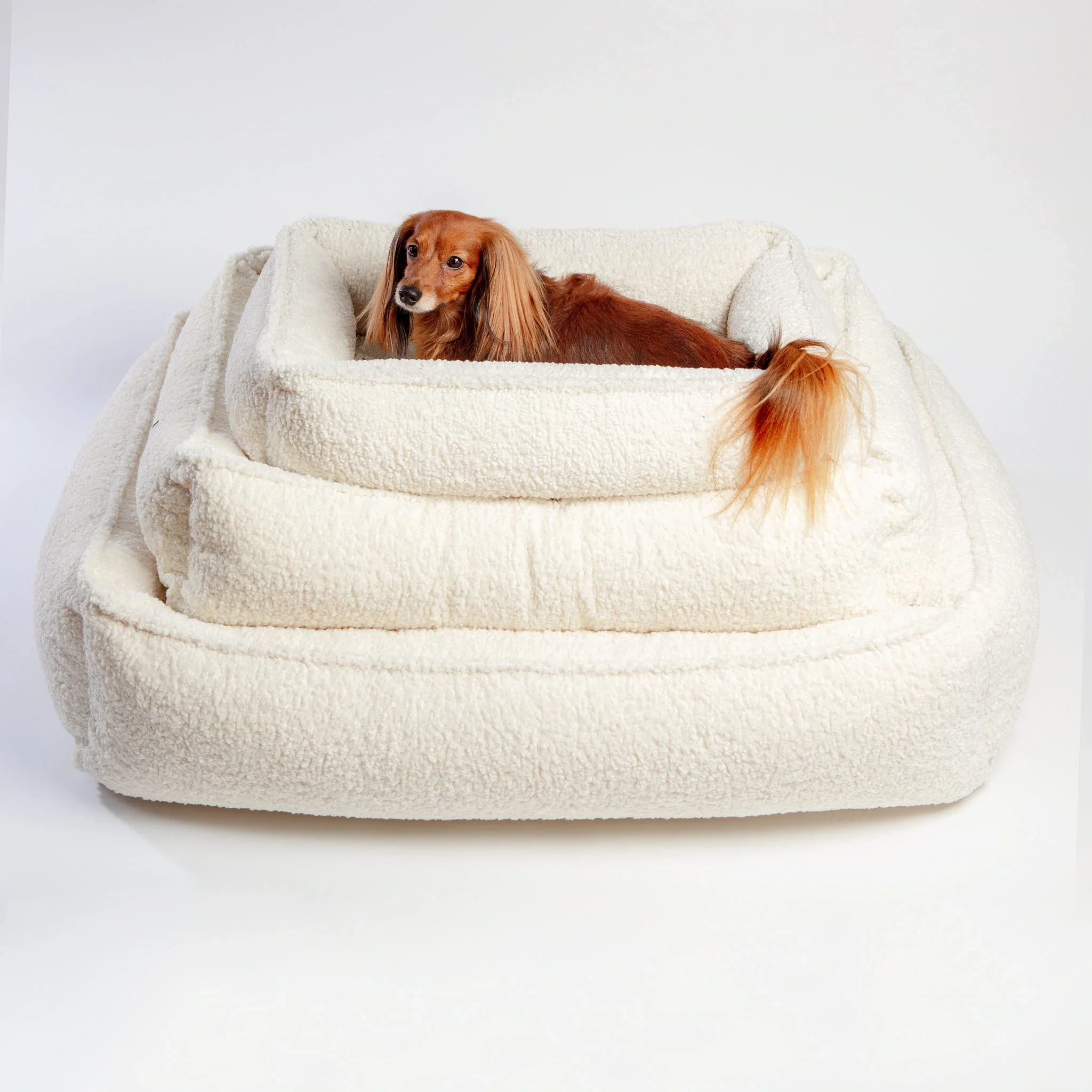 Urban Lounger Dog Bed in Grey Sheepskin (Direct Ship) - Image 3