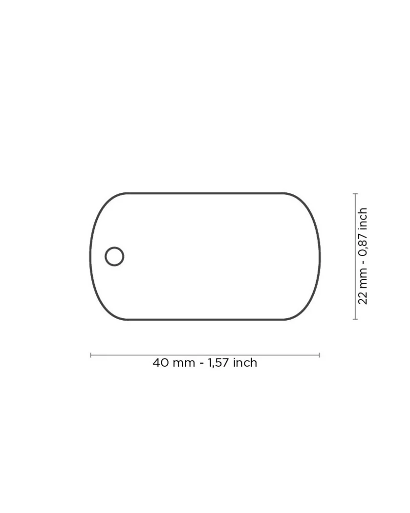USA Flag Pet ID Tag - Image 3