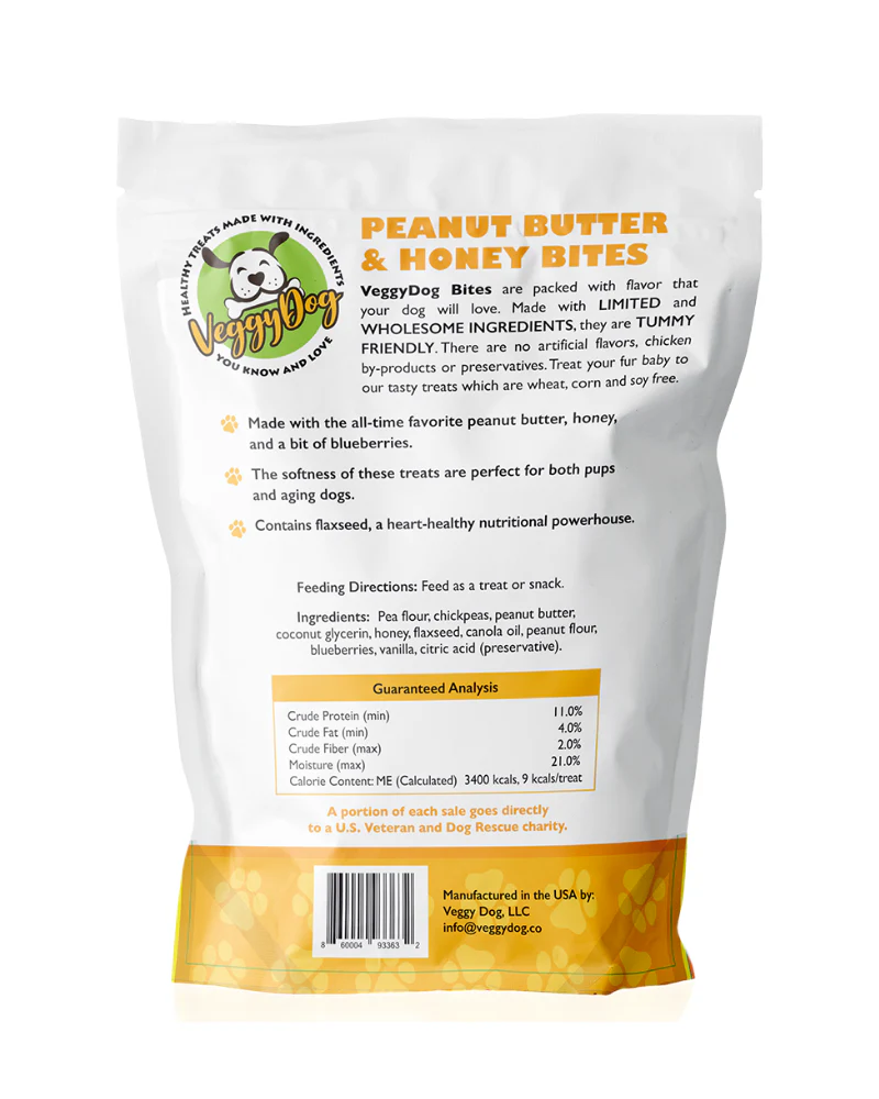Peanut Butter & Honey Bites Dog Treats - Image 3