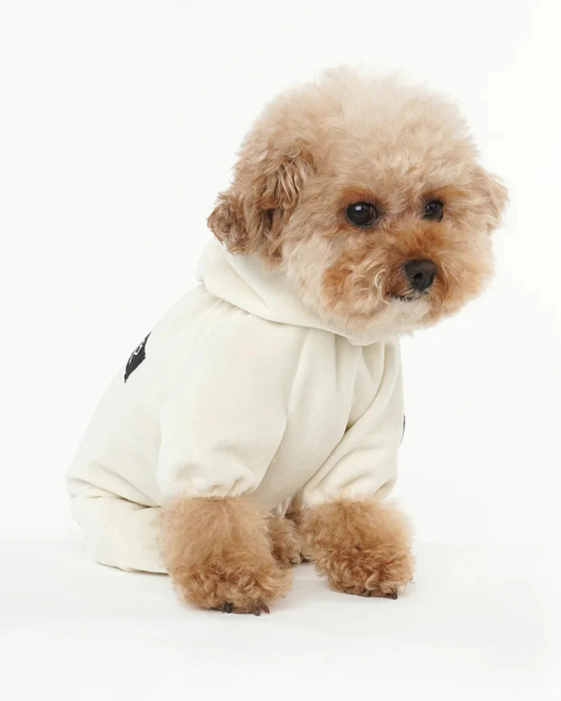 Velour Coverall Onesie for Dogs - Dachshund Fit (in Purple, Ivory, or Black) - Image 8