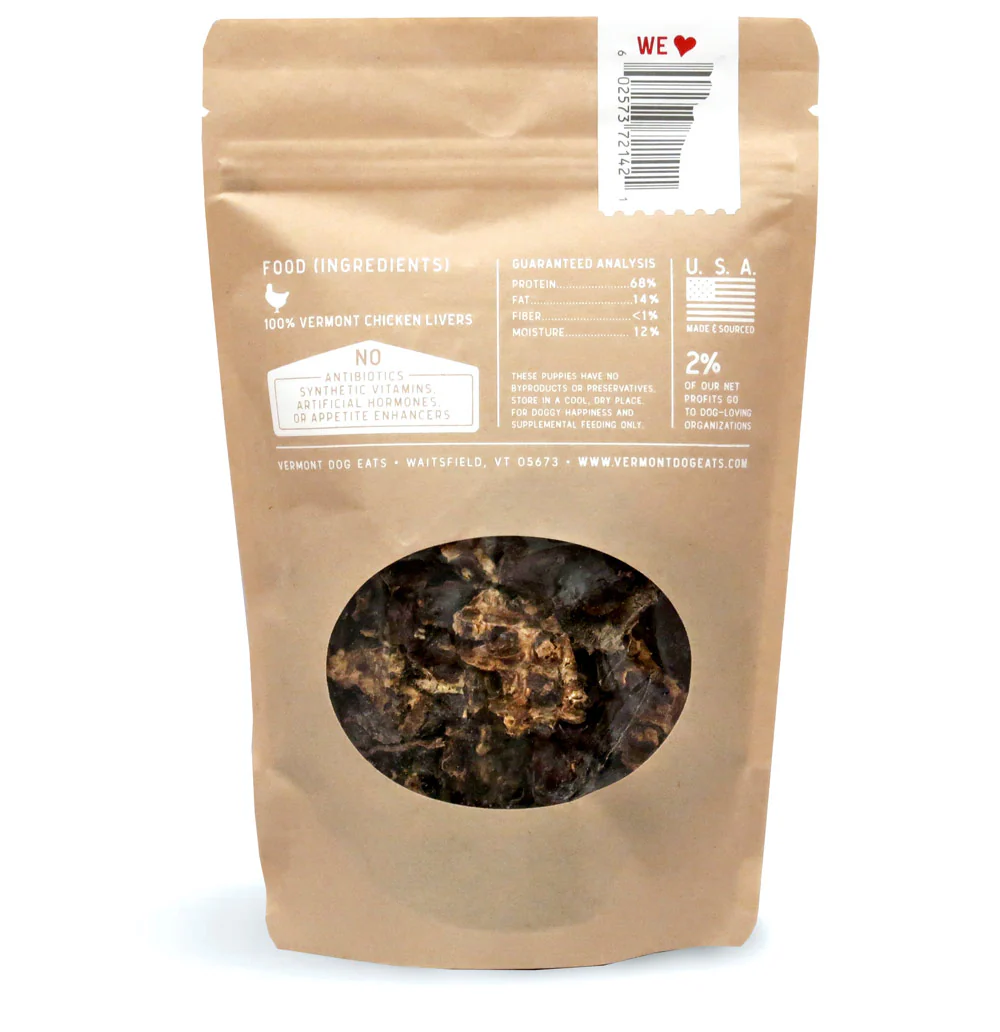 Vermont Dog Eats | Chicken Liver Jerky Treats - Image 2