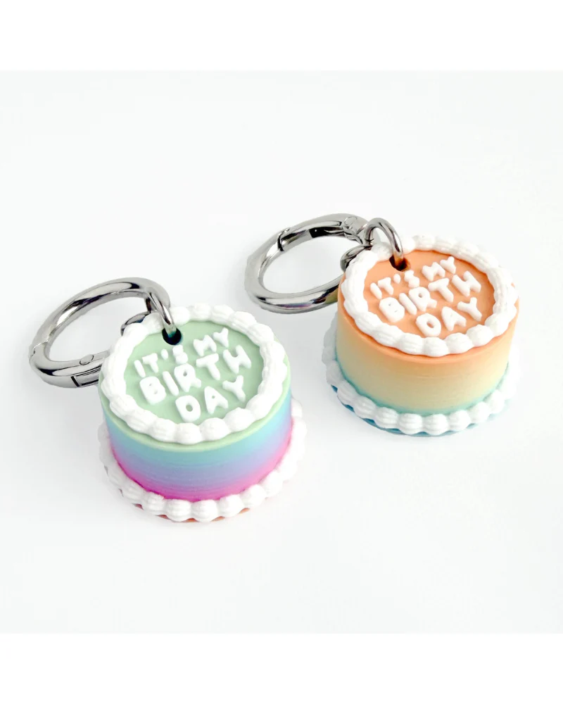 Vintage Birthday Cake Pet Tag - Image 3