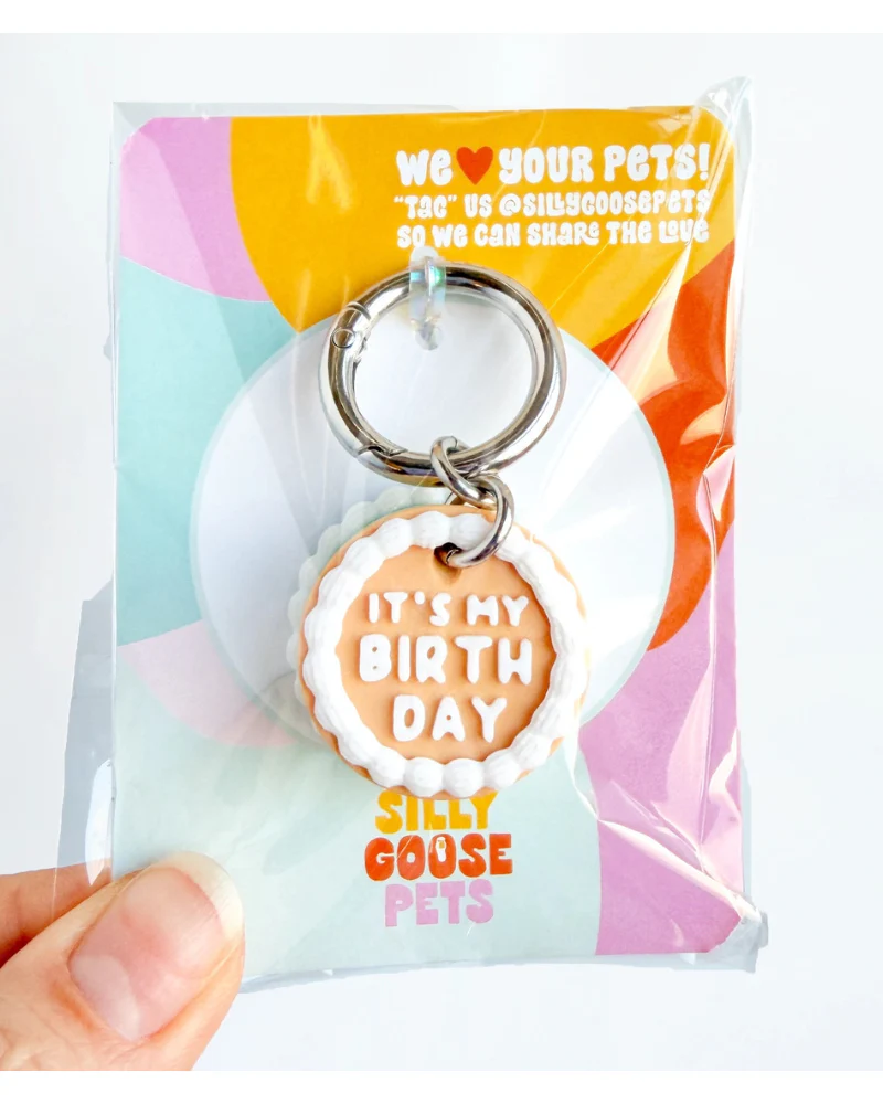 Vintage Birthday Cake Pet Tag - Image 7