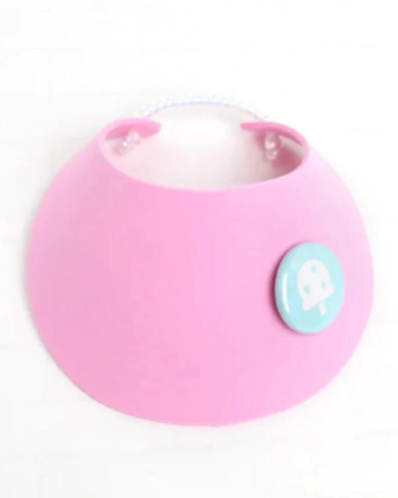 Visor Pet Hat in Pink (Made in the USA) - Image 3