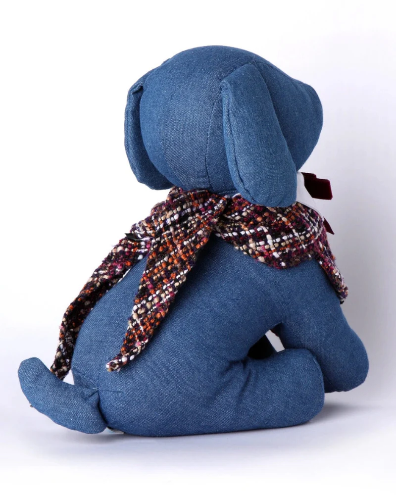 Vivian Formal Dog Bandana w/ Velvet Bow - Image 7