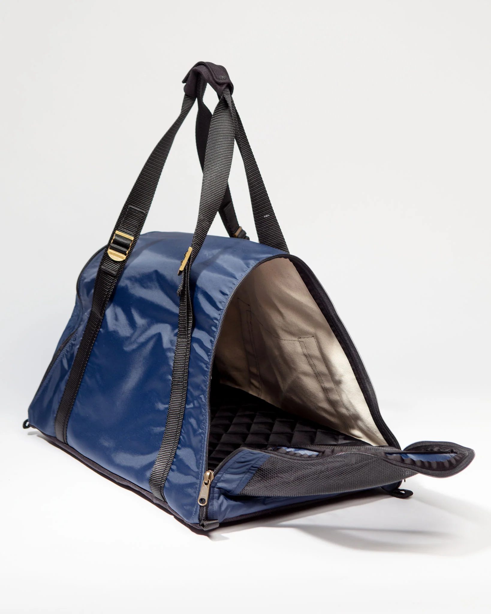 Cotton Ripstop Airline Carrier in Navy Nylon (DOG & CO. Exclusive - Made in the USA) - Image 3