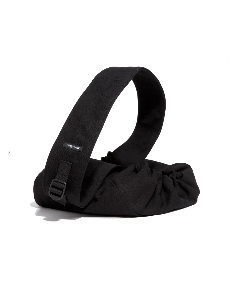 Messenger Dog Pouch Carrier in Black (Made in the USA) - Image 2