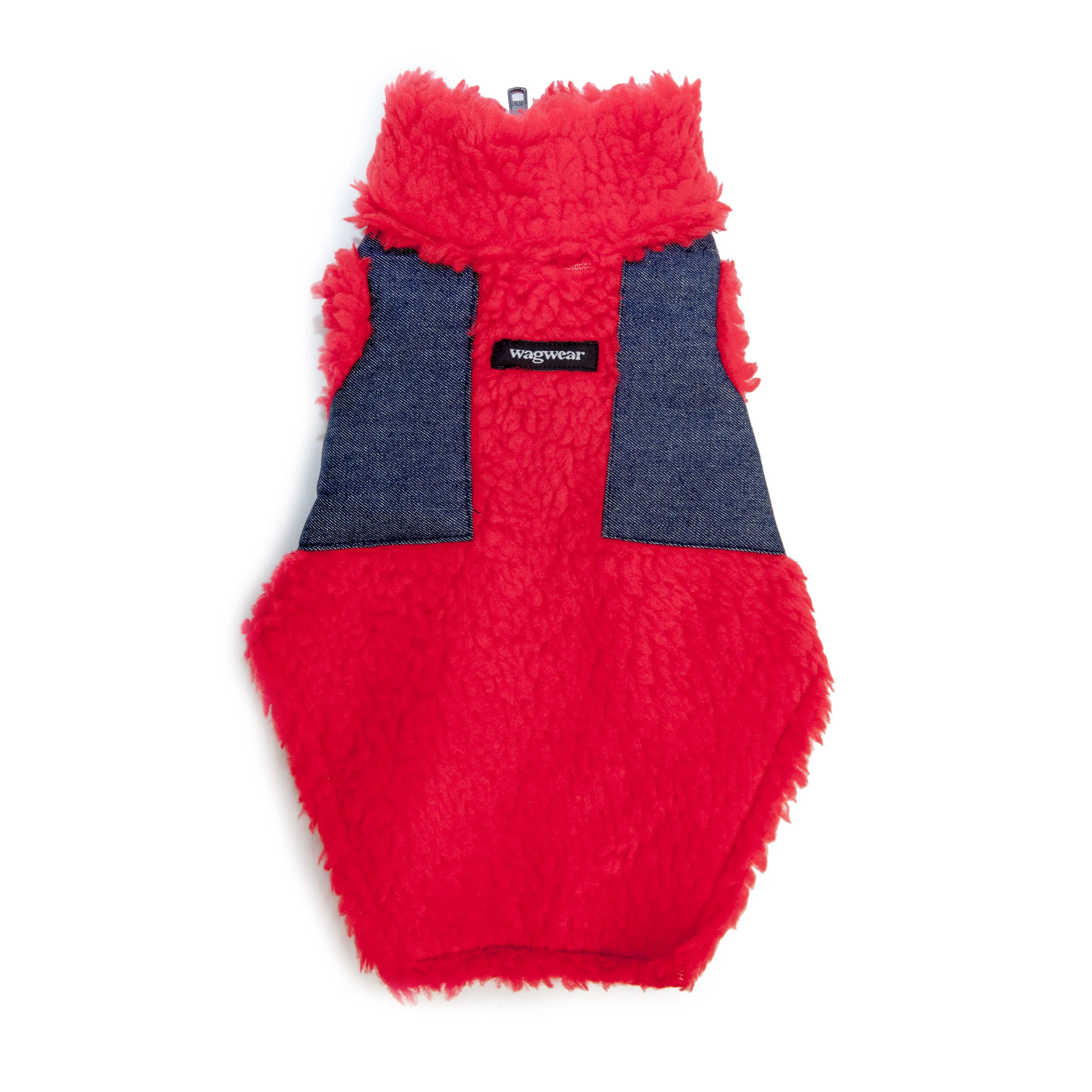 Monkey Fleece in Red and Denim (DOG & CO. Exclusive) (FINAL SALE) - Image 5