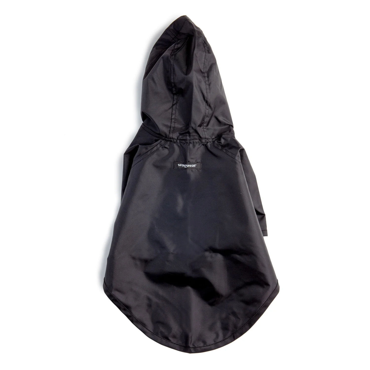 WAGWEAR | Nylon Rainbreaker in Black - Image 2
