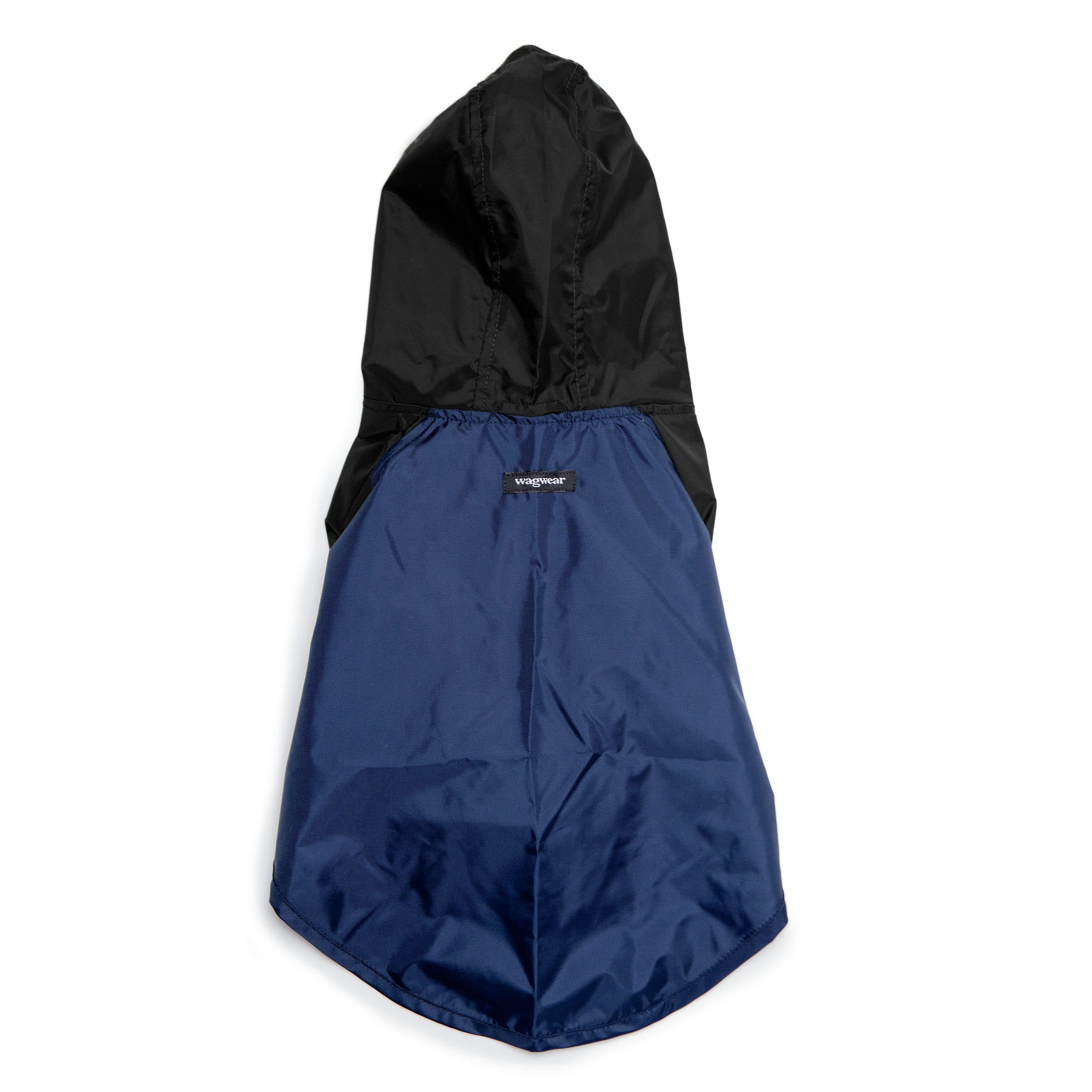 WAGWEAR | Nylon Colorblock Rainbreaker in Navy + Black (Exclusive to DOG & CO.) - Image 2