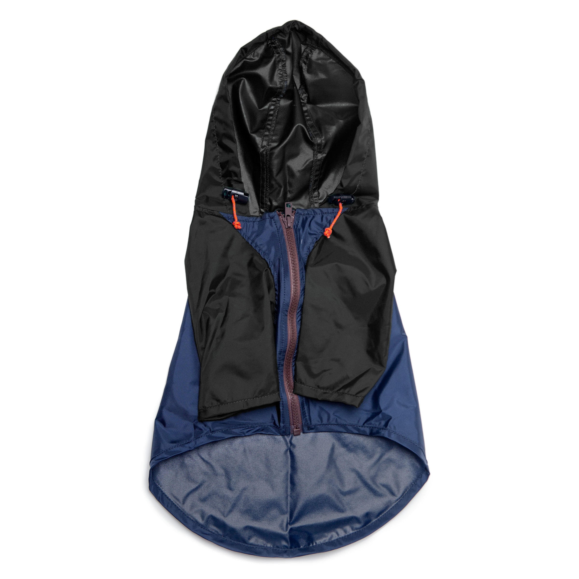 WAGWEAR | Nylon Colorblock Rainbreaker in Navy + Black (Exclusive to DOG & CO.) - Image 3