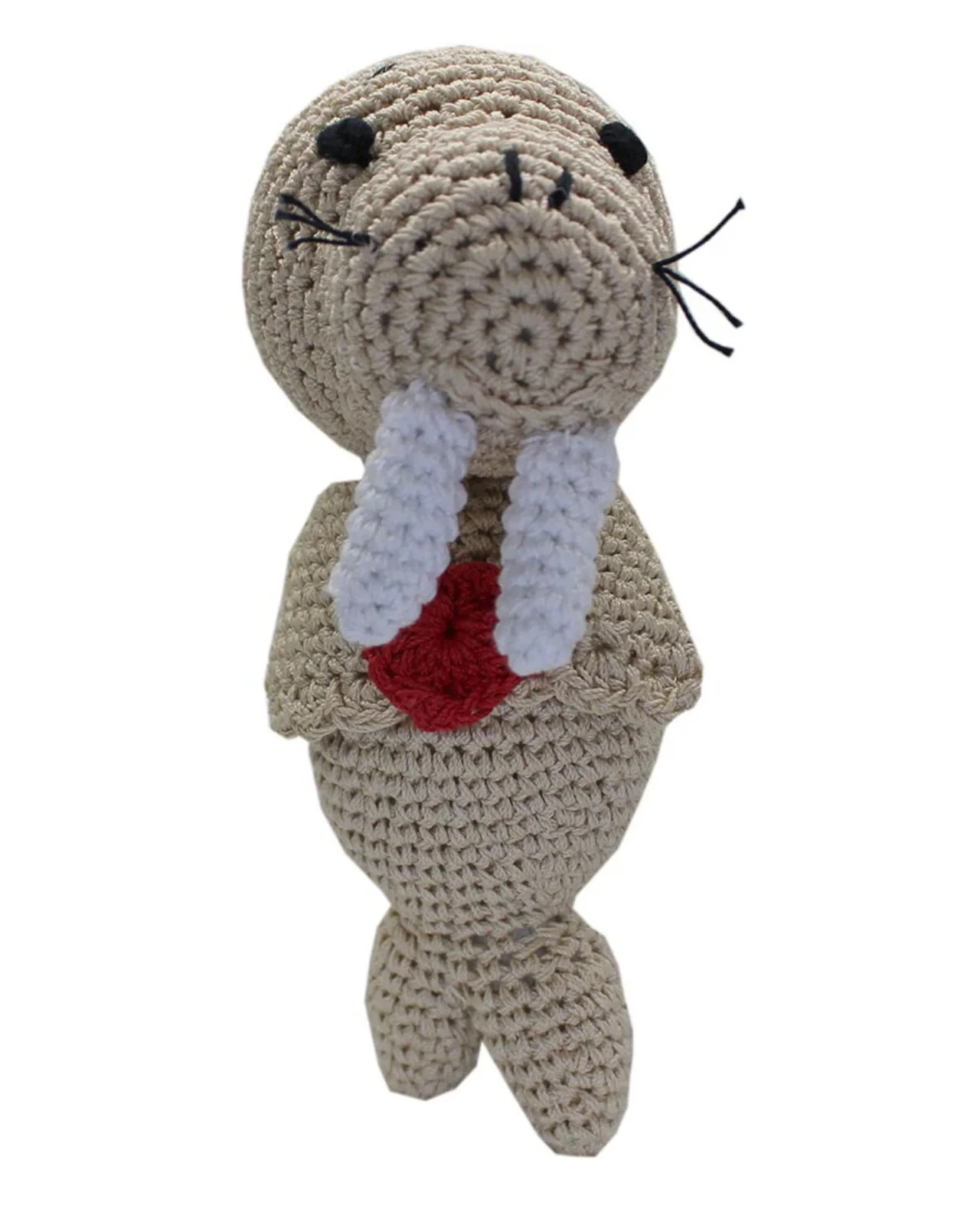Walter the Walrus Organic Cotton Knit Dog Toy - Image 3