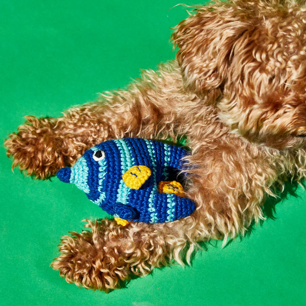 WARE of the DOG | Cotton Crochet Fish Toy - Image 3