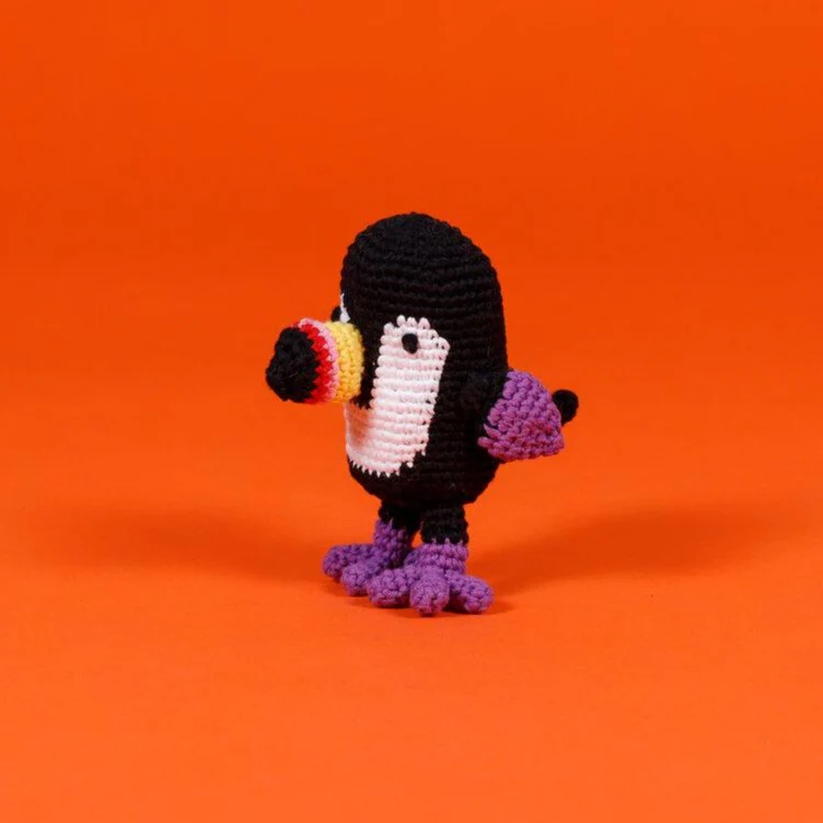 Hand Crochet Parakeet Toy - Image 4