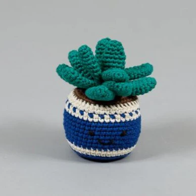 Hand Crochet Potted Plant Toy - Image 4
