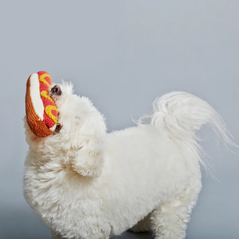 WARE of the DOG | Hand Knit Hot Dog - Image 2