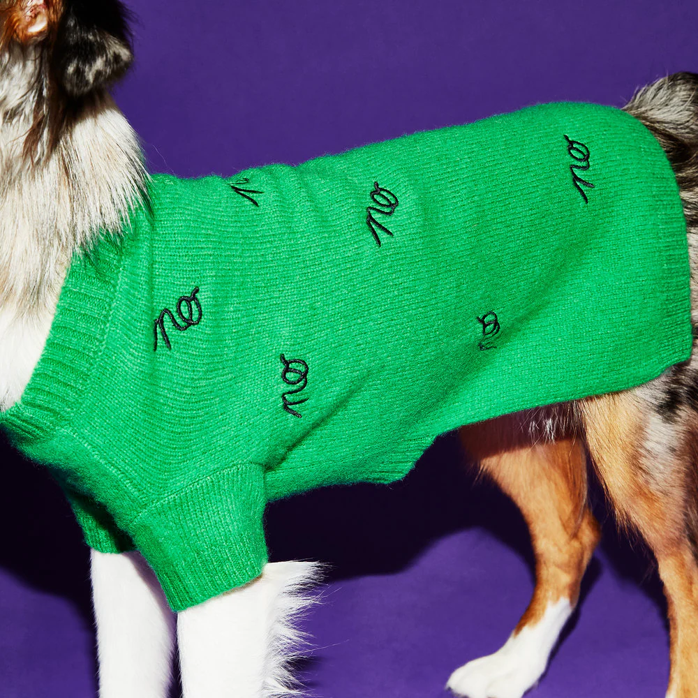 WARE OF THE DOG | No Sweater in Green and Black - Image 3
