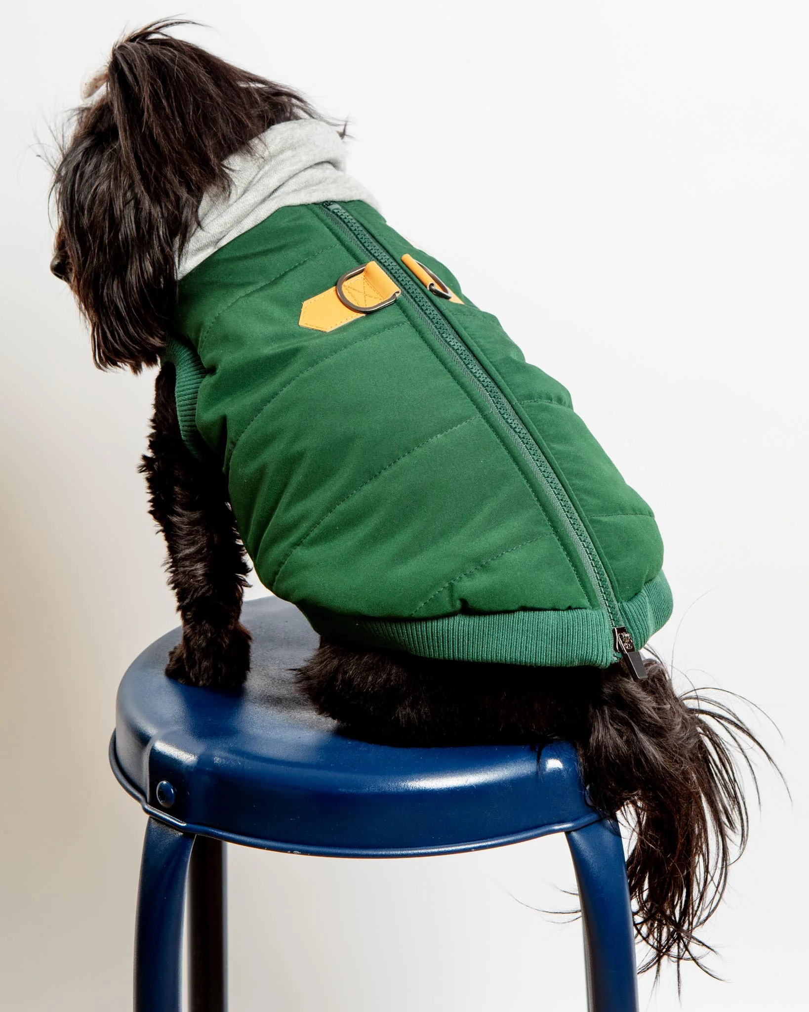 Warm Up Harness Jacket in Deep Green (FINAL SALE) - Image 4