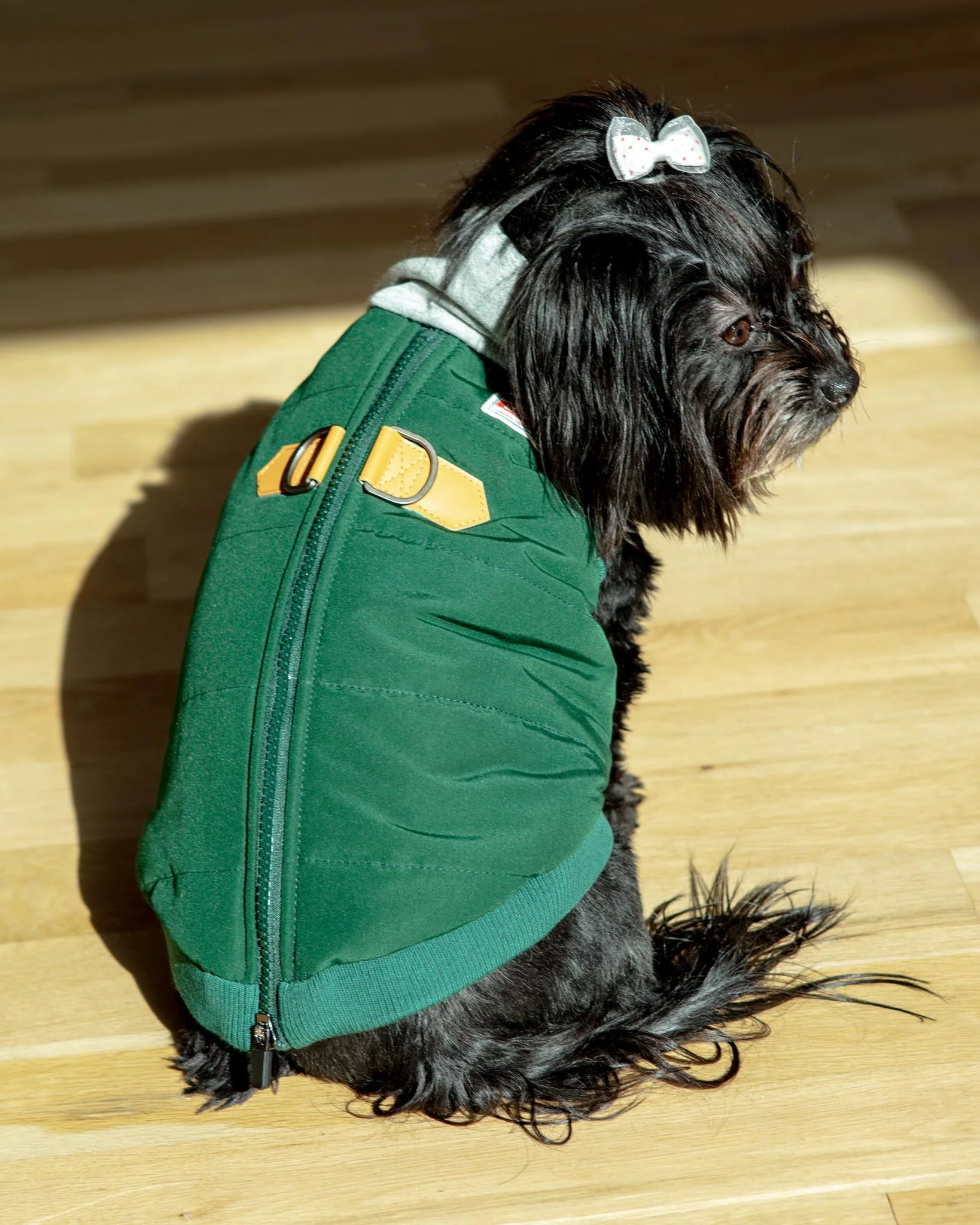 Warm Up Harness Jacket in Deep Green (FINAL SALE) - Image 7