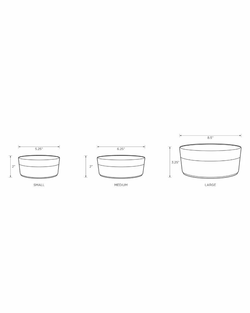 Classic Water Ceramic Pet Bowl in White - Image 6