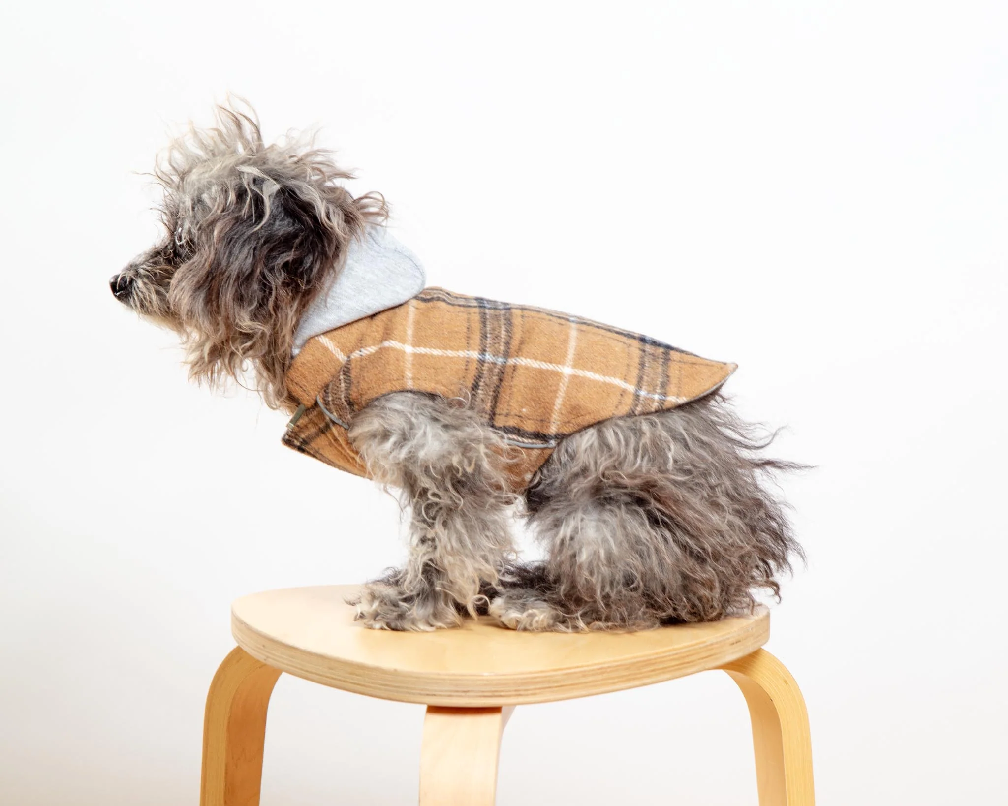 Weekender Flannel Sweatshirt Hoodie for Dogs - Image 4