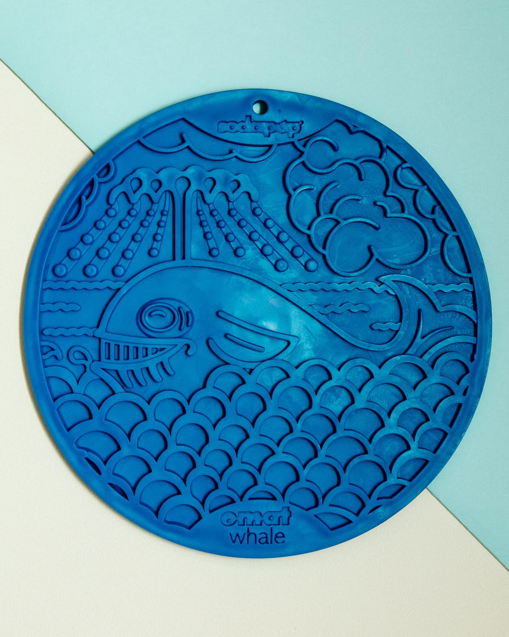 Whale Dog Lick Mat With Suction Cups (Made in the USA)