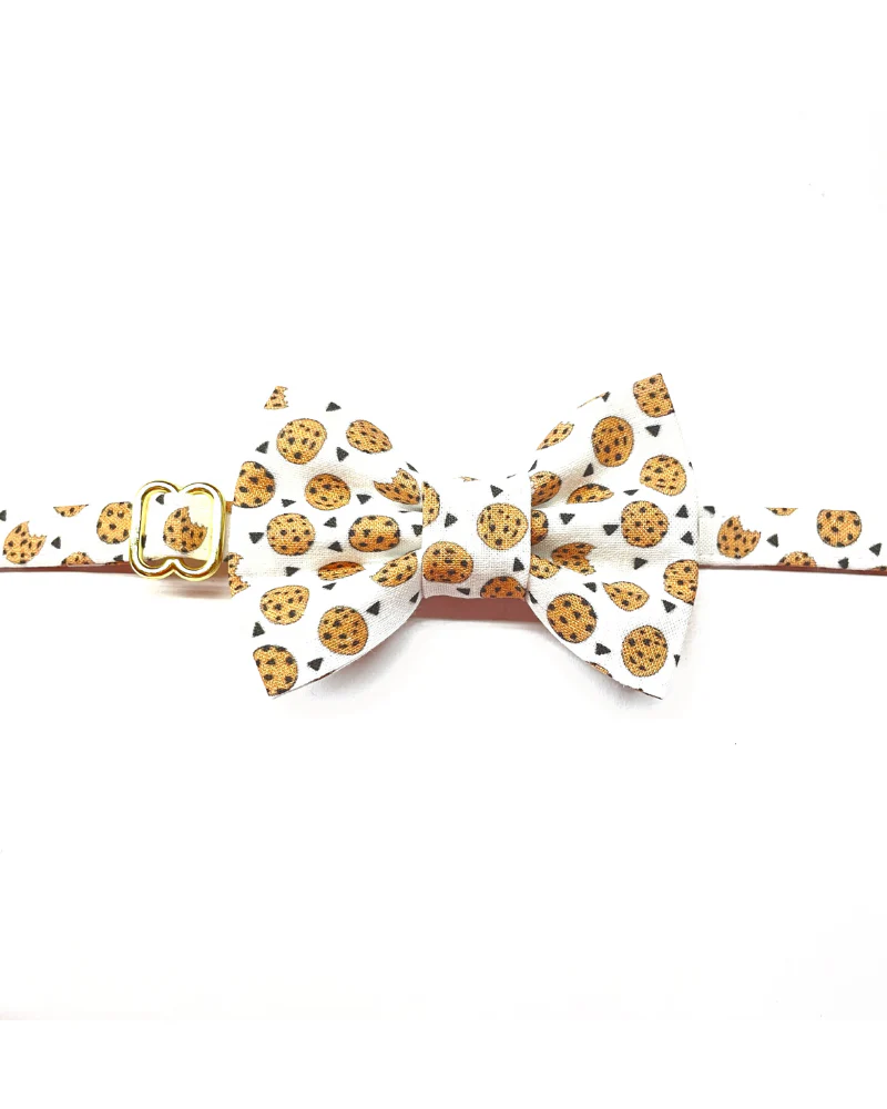 Cookies + Milk Cat Collar and Bowtie Set (Made in the USA) - Image 3