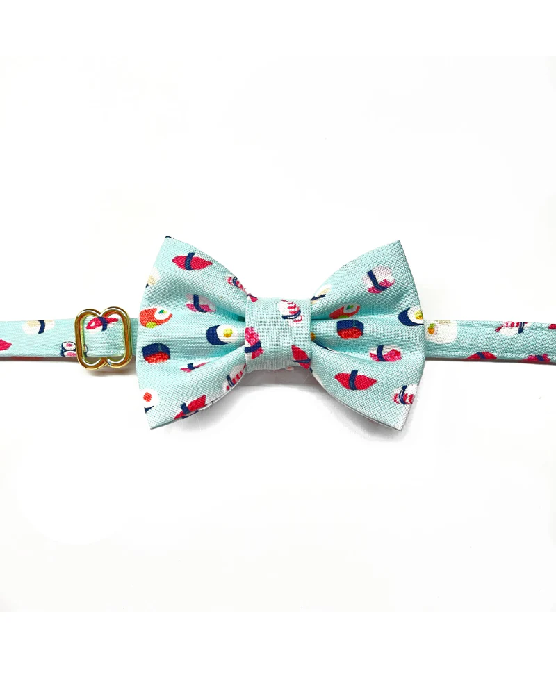 Sushi Style Cat Collar and Bowtie Set (Made in the USA) - Image 3