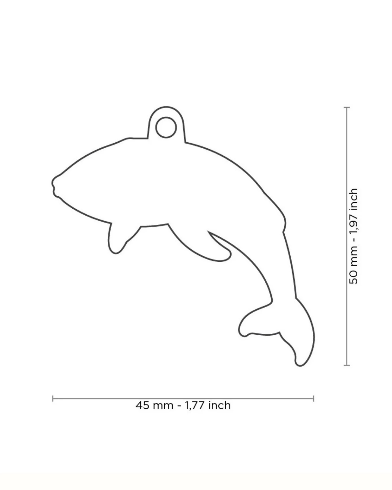 Wild as a Whale Custom Pet ID Tag - Image 2