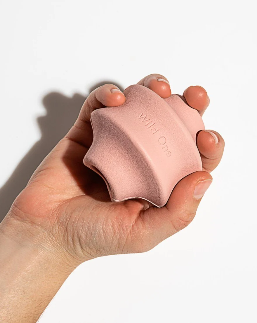 Twist Toss Dog Toy in Blush - Image 3