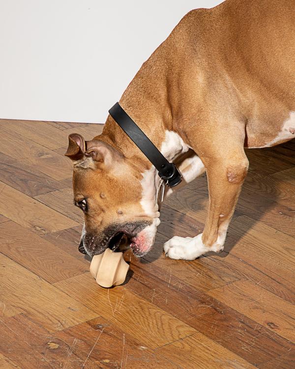 Twist Toss Dog Toy in Tan - Image 6