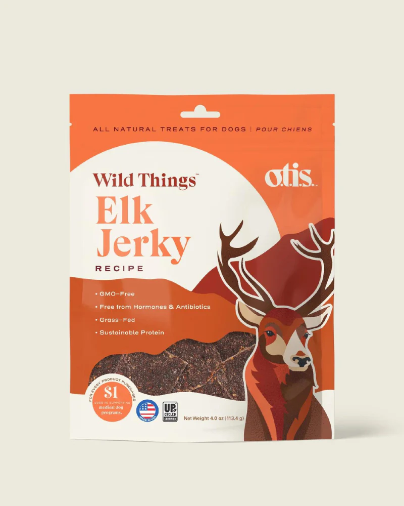 Wild Things Elk Jerky Dog Treat - Image 3