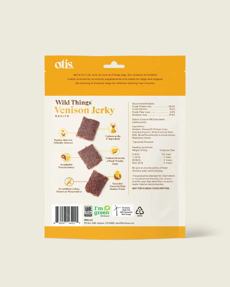 Wild Things Venison Jerky Dog Treat - Image 3