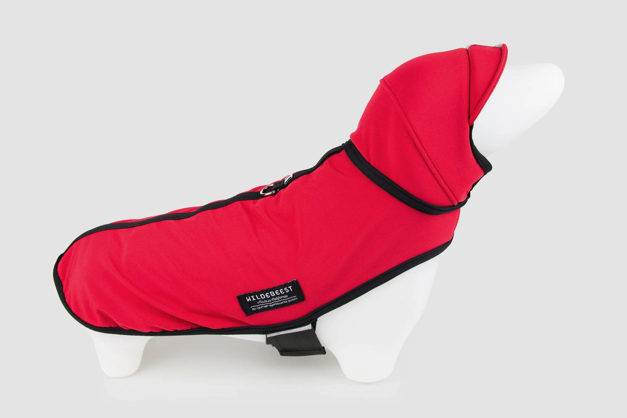All Weather Jacket in Red - Image 3