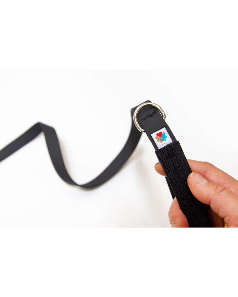 Funston Dog Leash in Black Biothane - Image 2