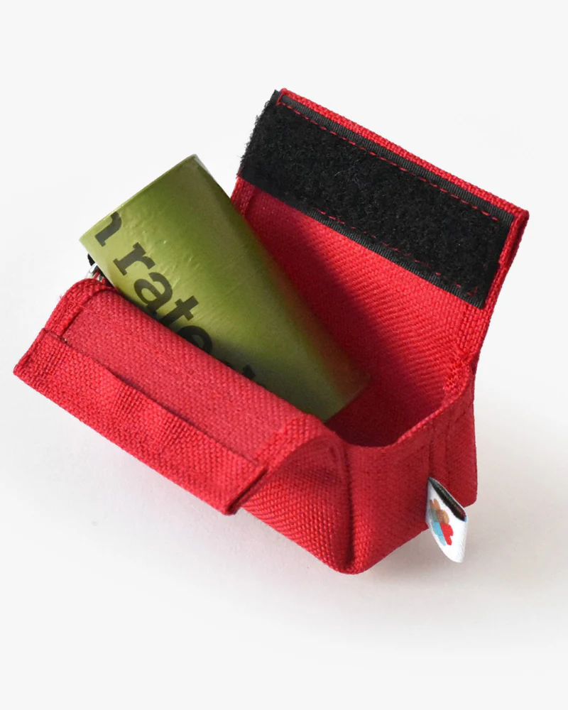 Funston Poo-Bag Dispenser in Red (Made in the USA) - Image 4