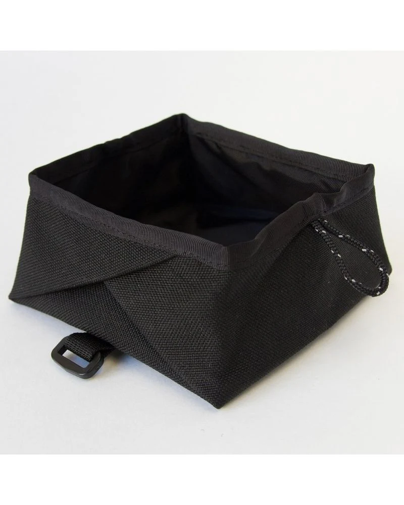 Montara Pop-Up Travel Dog Bowl in Black (Made in the USA)