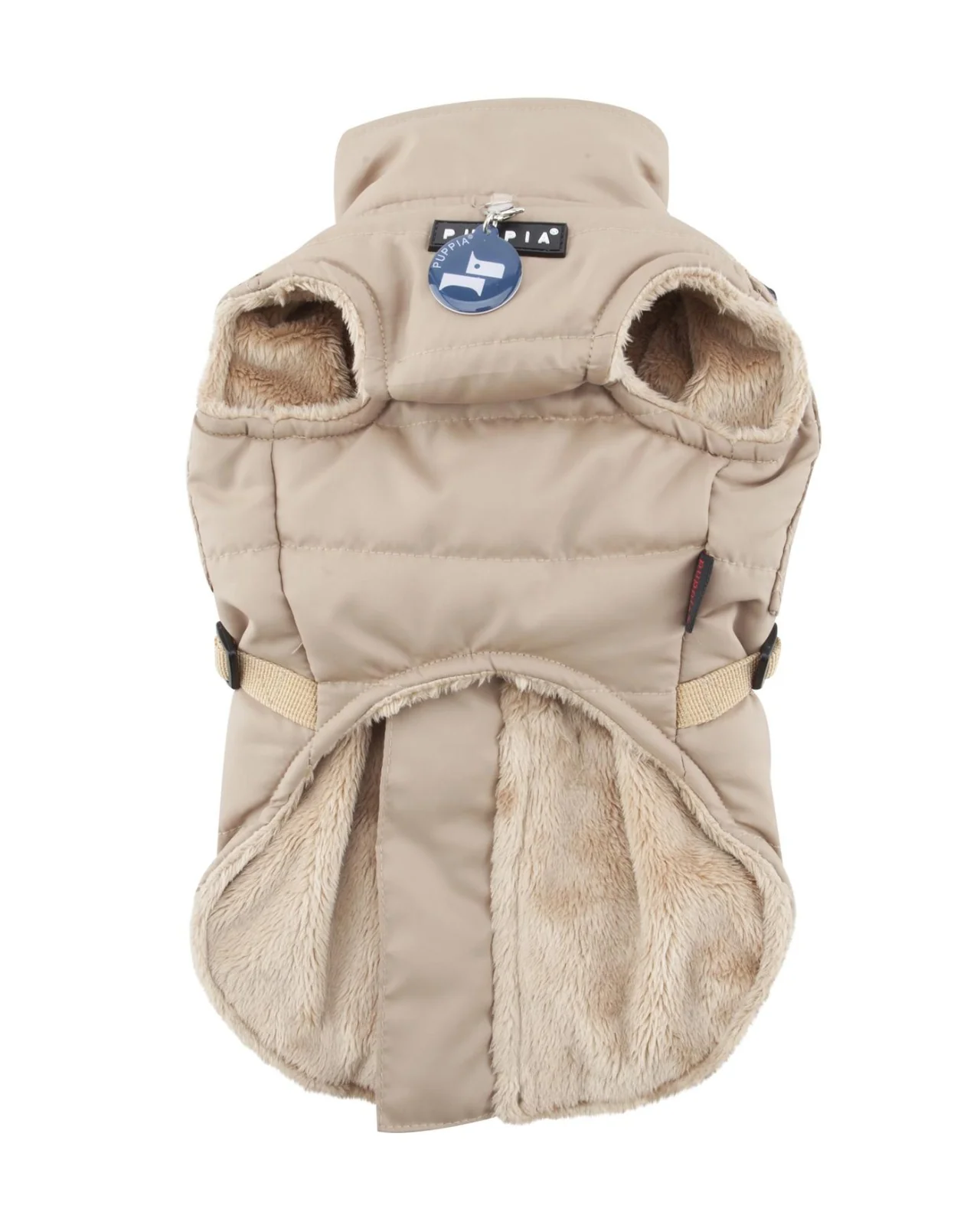 Wilkes Winter Harness Dog Jacket In Beige (FINAL SALE) - Image 3