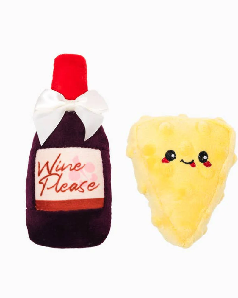 Wine & Cheese Catnip Toy