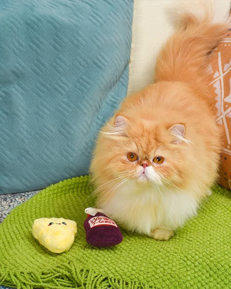 Wine & Cheese Catnip Toy - Image 2