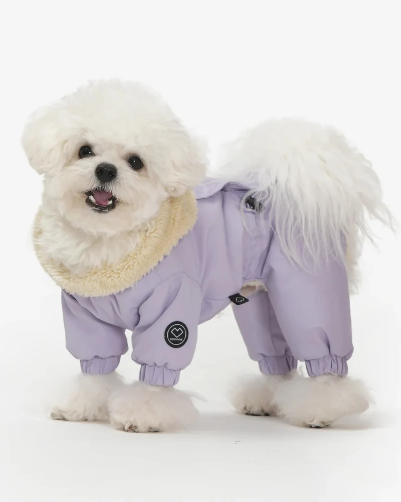 Fleece-Lined Winter Coverall for Dogs - Image 11