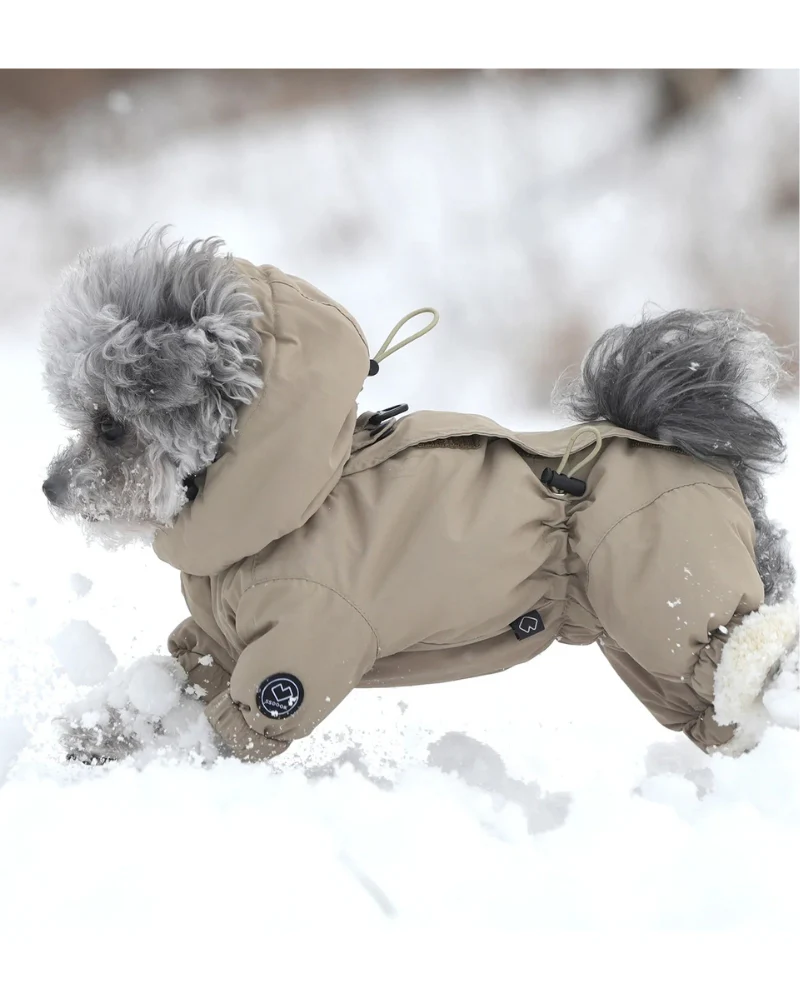 Fleece-Lined Winter Coverall for Dogs - Image 8