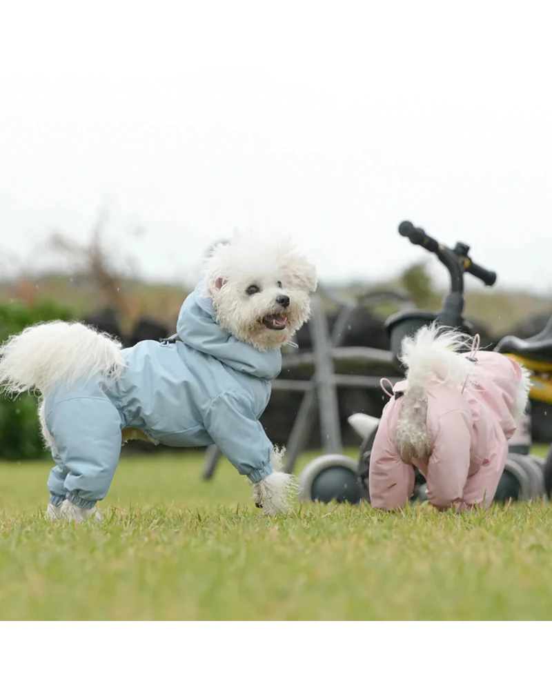 Fleece-Lined Winter Coverall for Dogs - Image 9