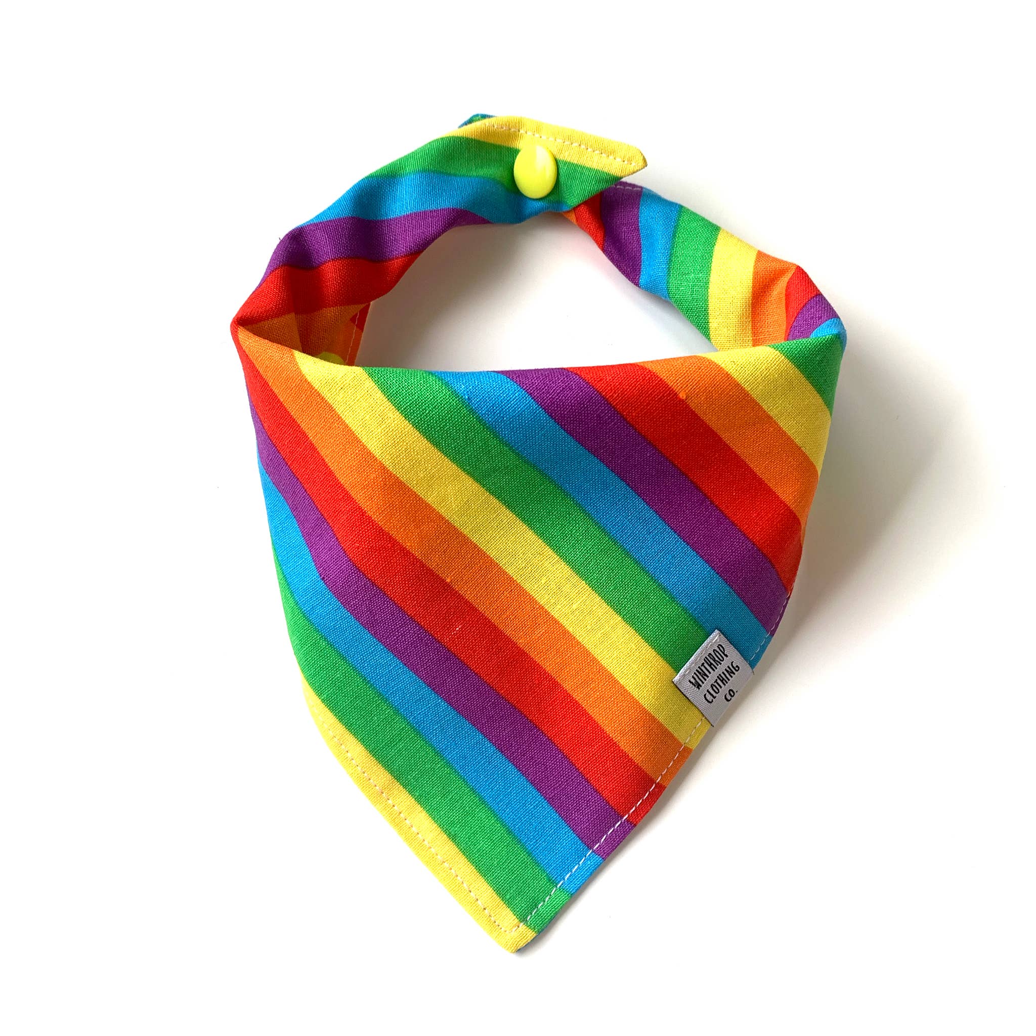 Snap-on Dog Bandana in Really Rainbow (FINAL SALE) - Image 2