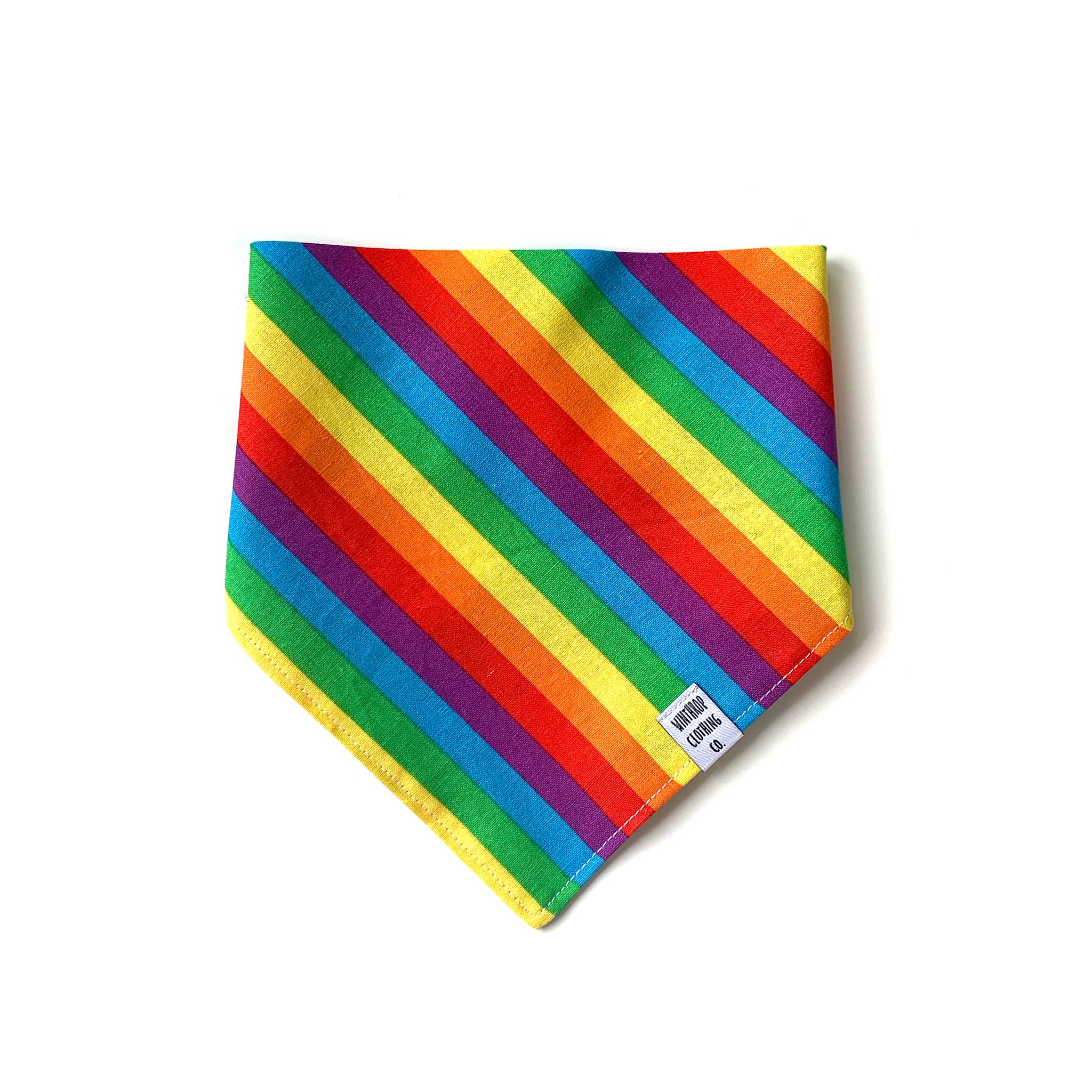 Snap-on Dog Bandana in Really Rainbow (FINAL SALE) - Image 4