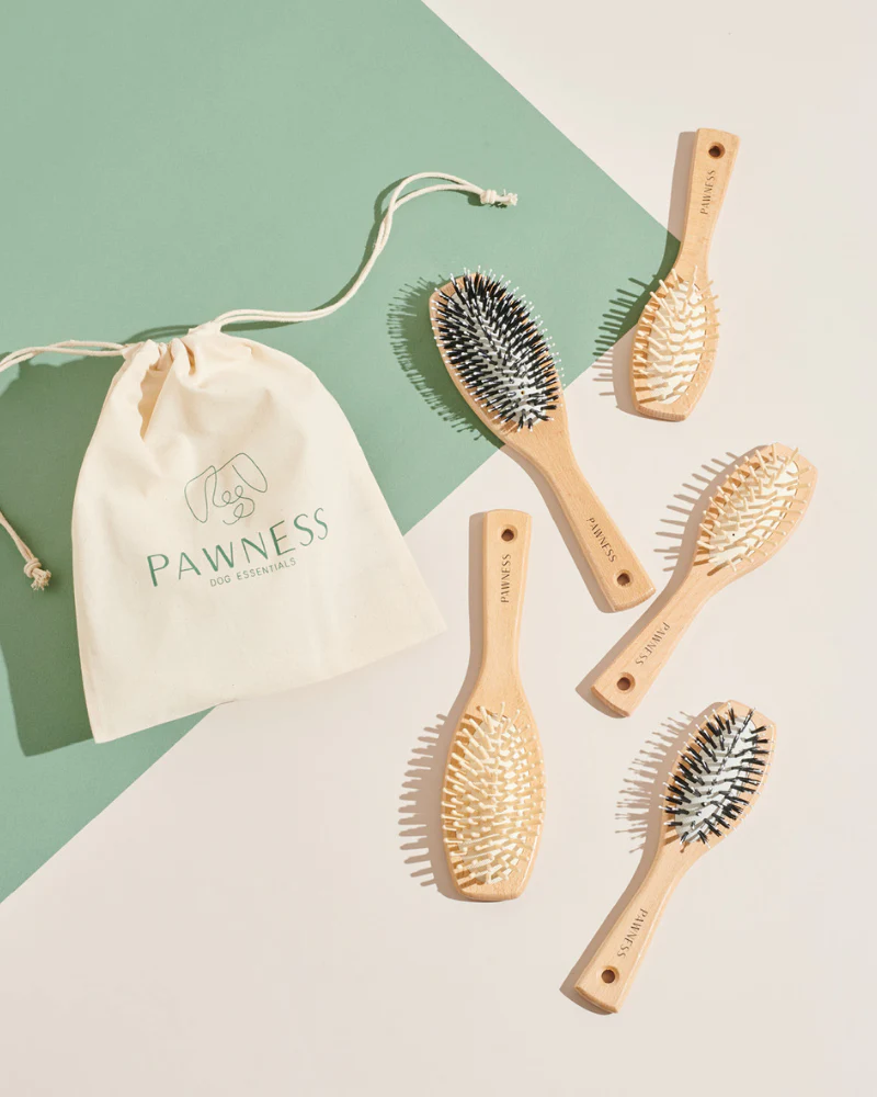 Wooden Vegan Dog Hair Brush - Image 3