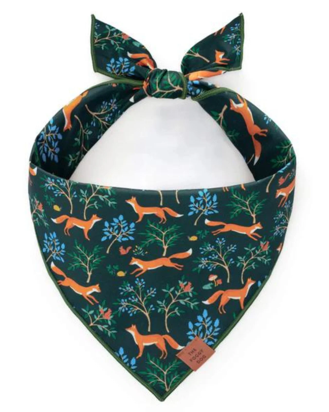 Woodland Fox Dog Bandana (Made in the USA) - Image 4