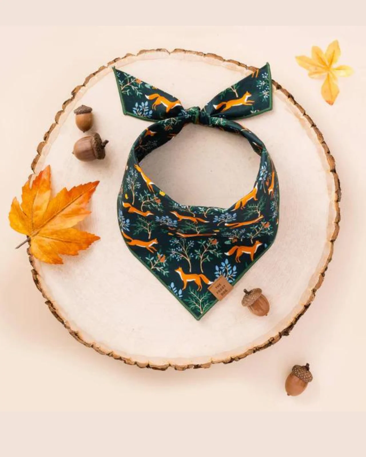 Woodland Fox Dog Bandana (Made in the USA) - Image 5